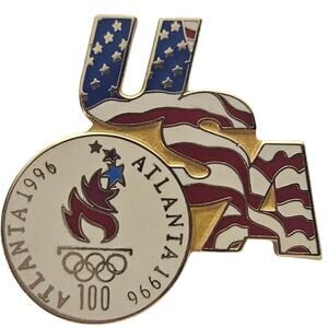 Alanta Countdown To 1996 Olympic Games Pin